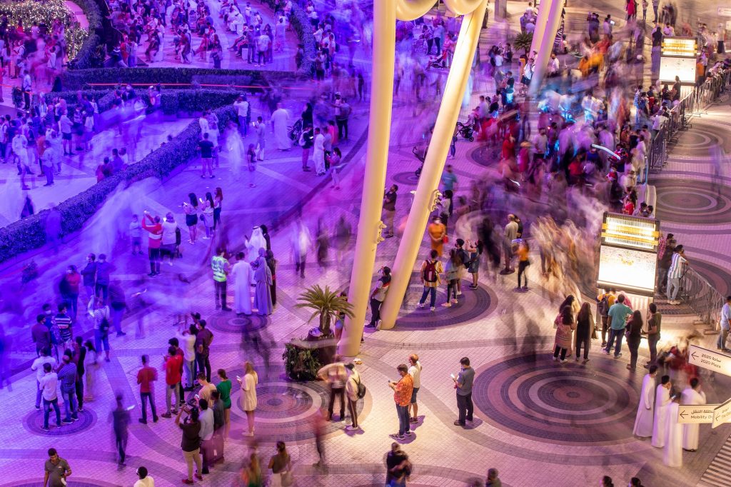 Large crowds visit Al Wasl Plaza